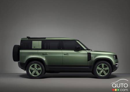 2023 Land Rover Defender 110, 75 Years edition, profile